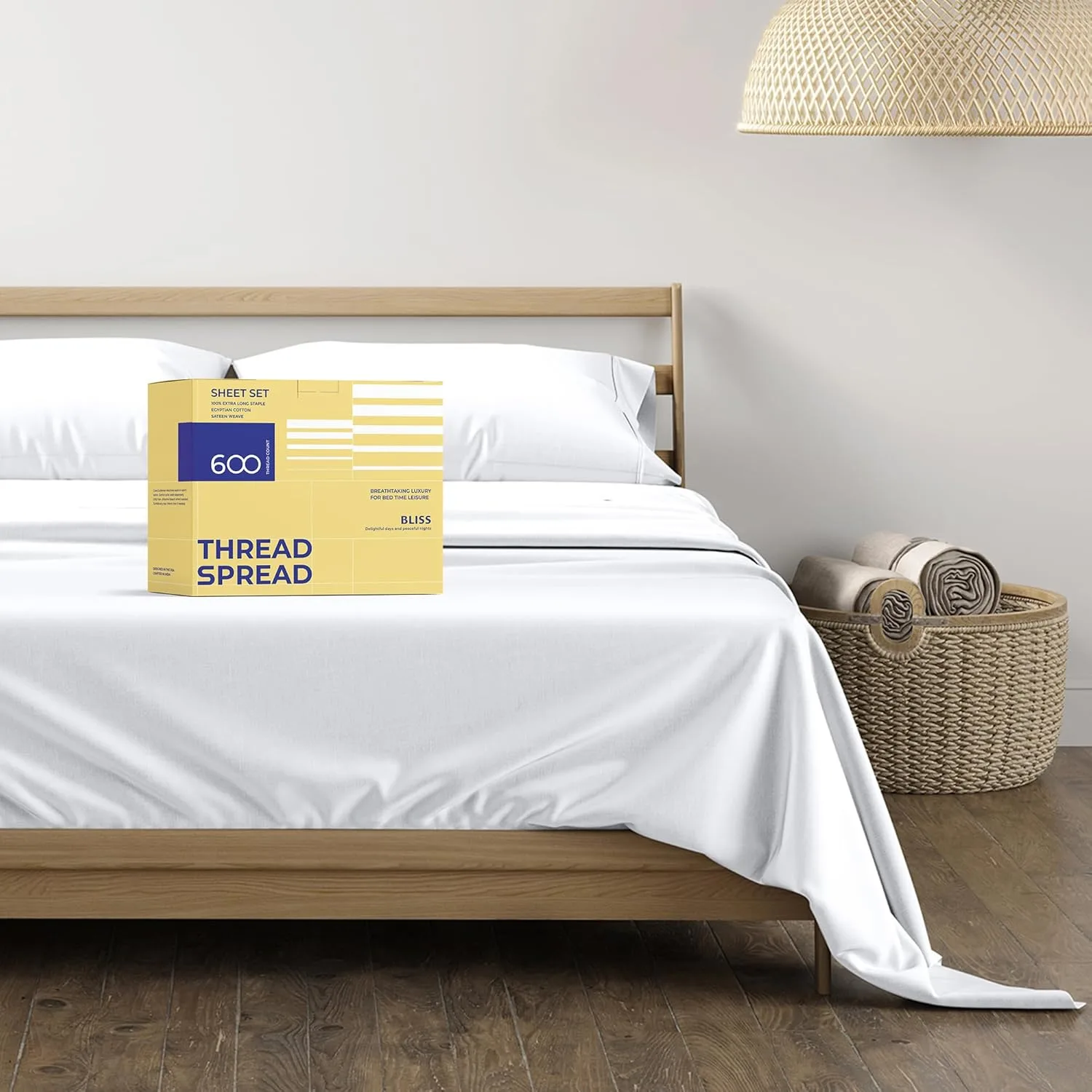 Thread Spread Egyptian Cotton Sheets King Size