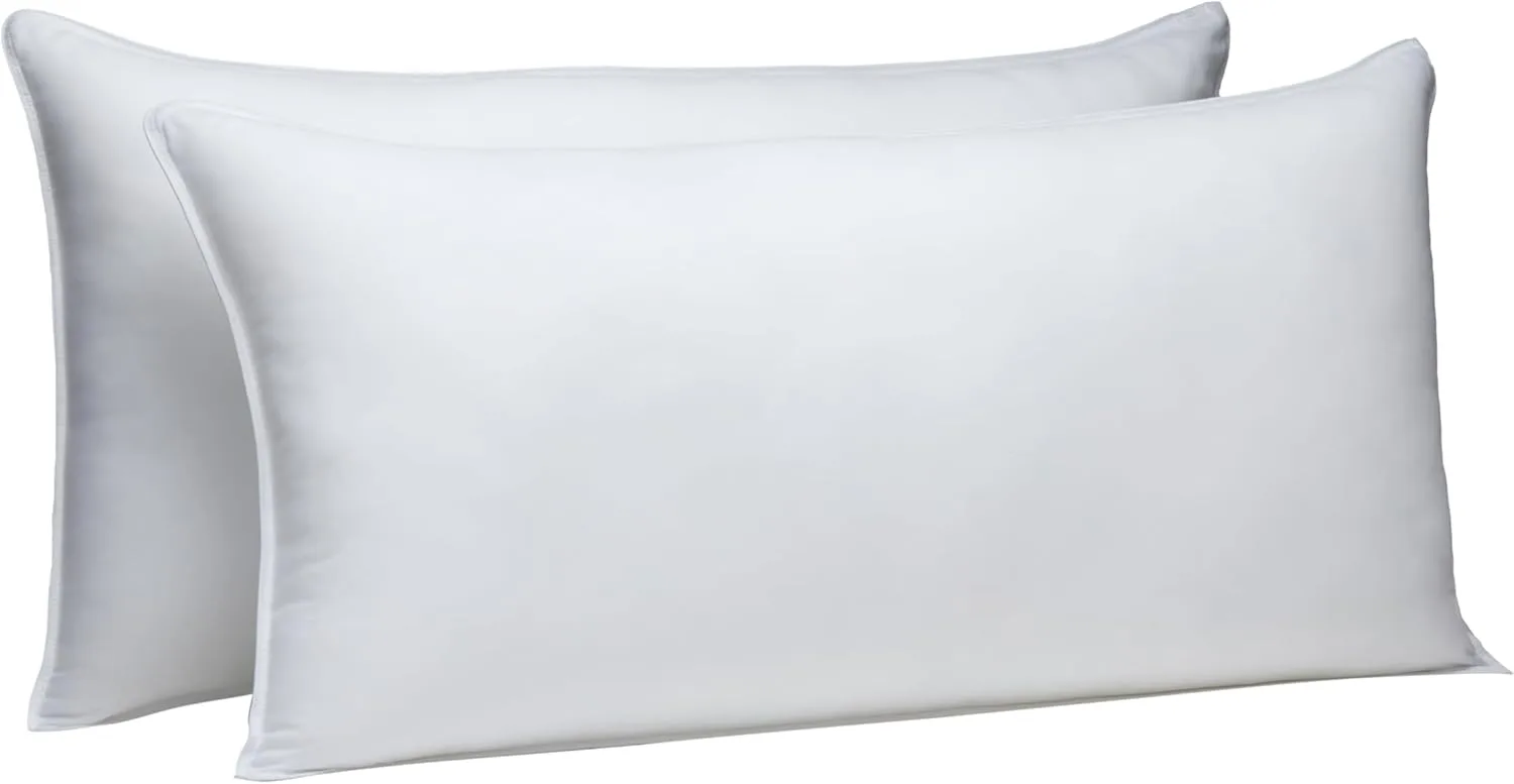 Amazon Basics Down-Alternative Pillows for Stomach and Back Sleepers