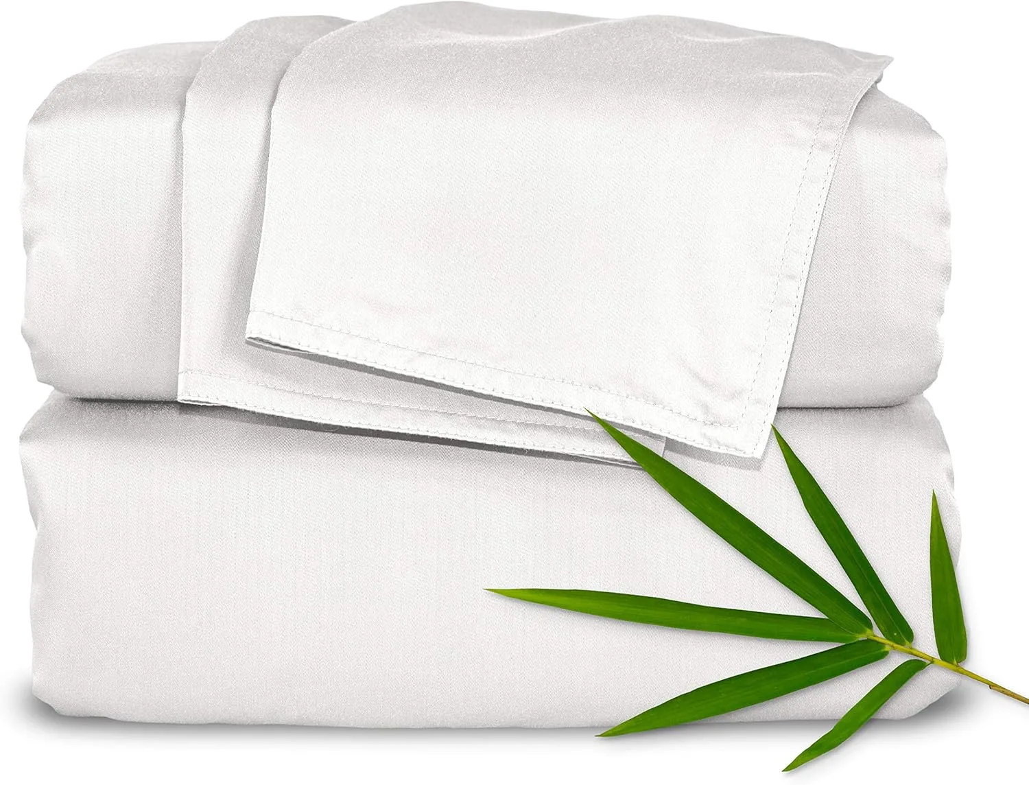 Pure Bamboo Queen Sheets, Genuine 100% Organic Viscose Derived from Bamboo Bed Sheet Set