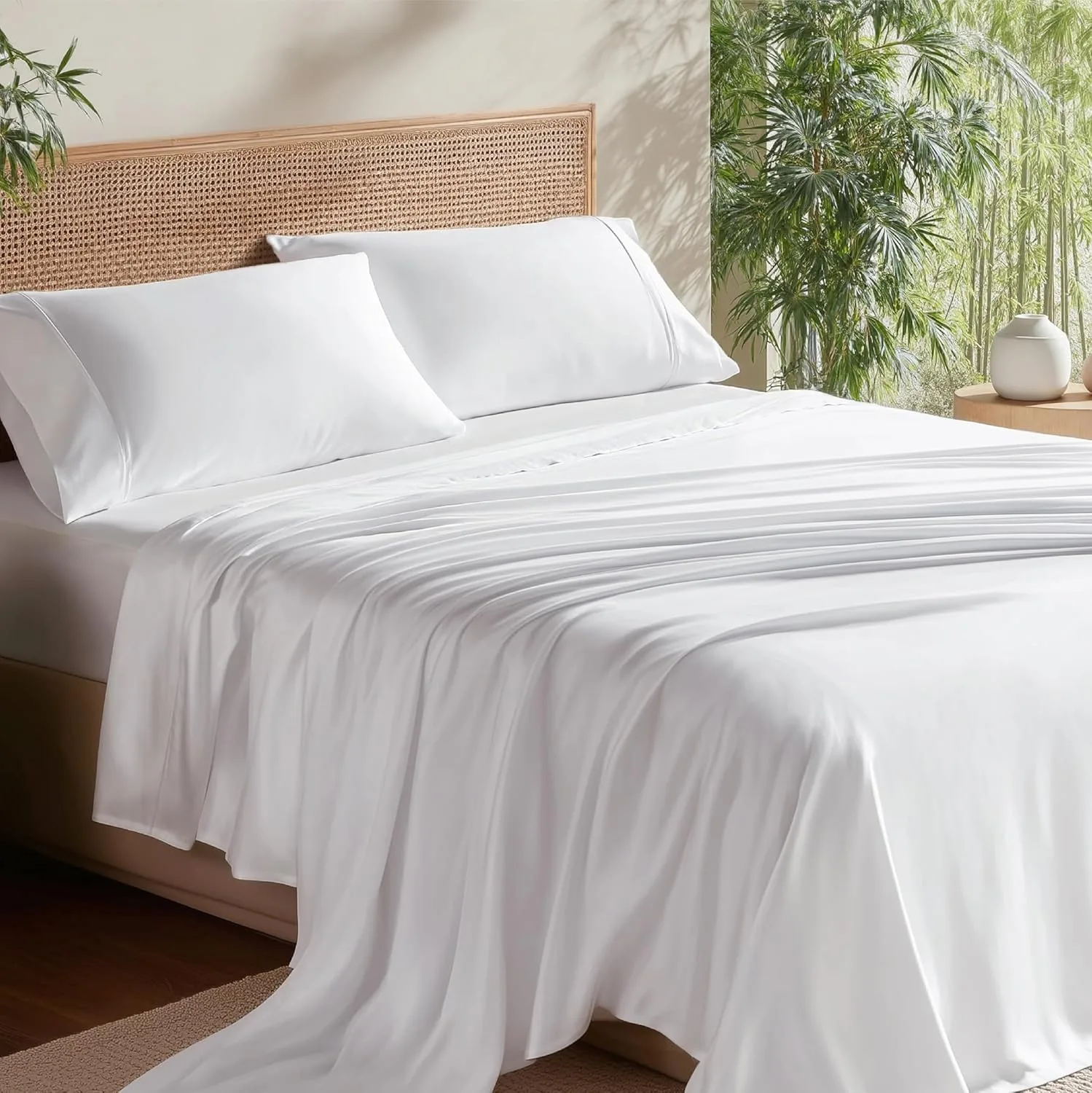 Bedsure King Size Sheet Set, Cooling Sheets