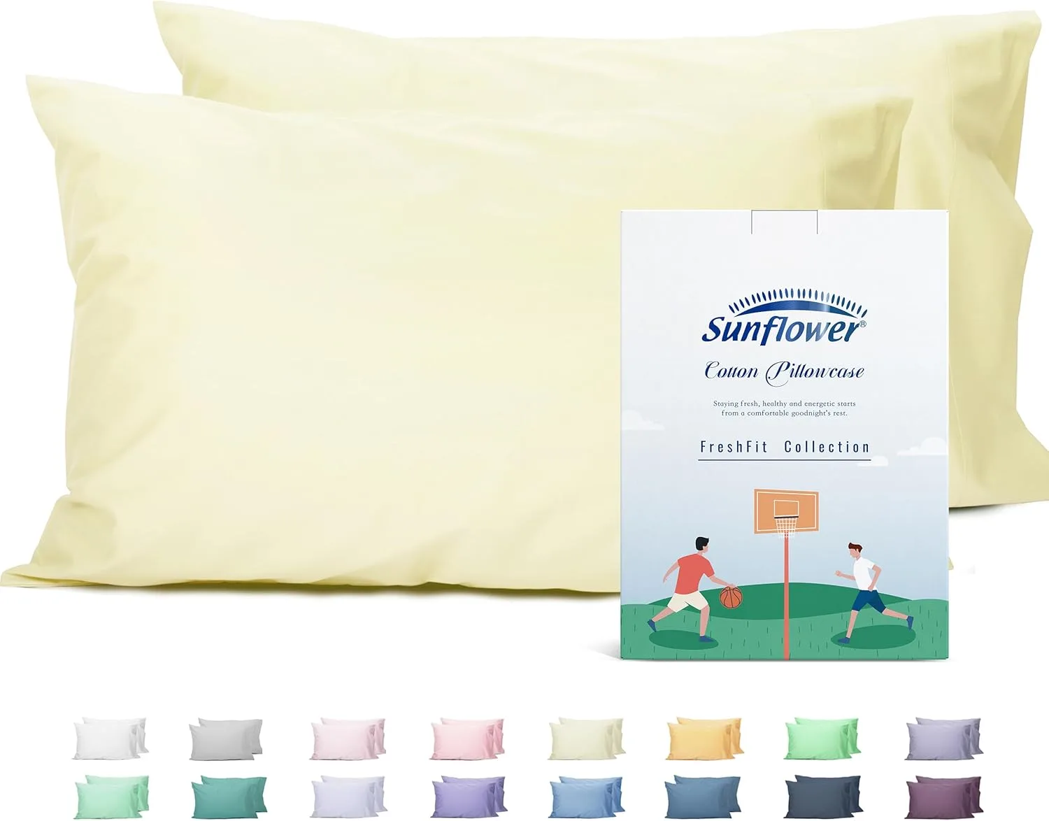 Sunflower Queen Pillowcases Set of 2