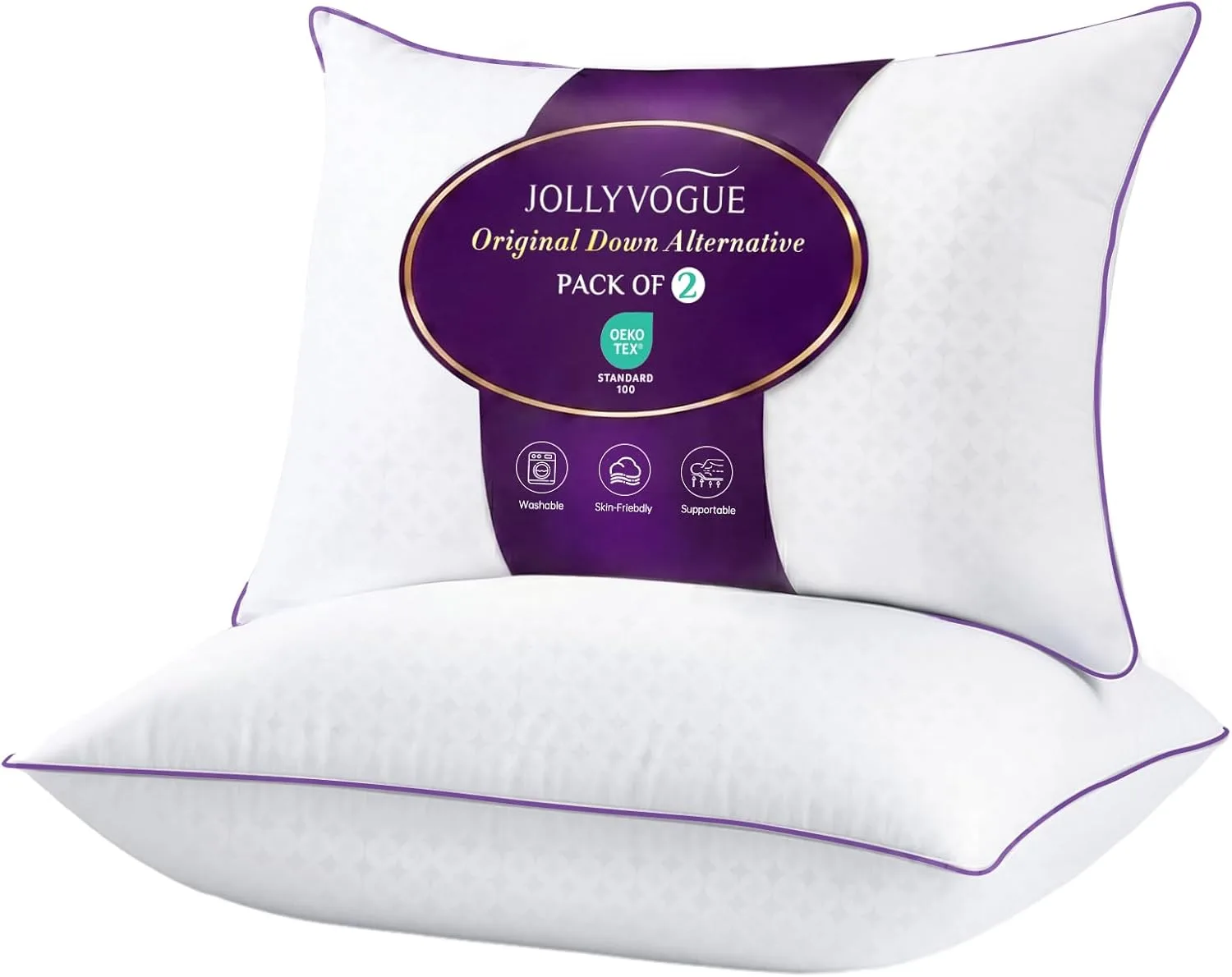 Jollyvogue Pillows King Size Set of 2