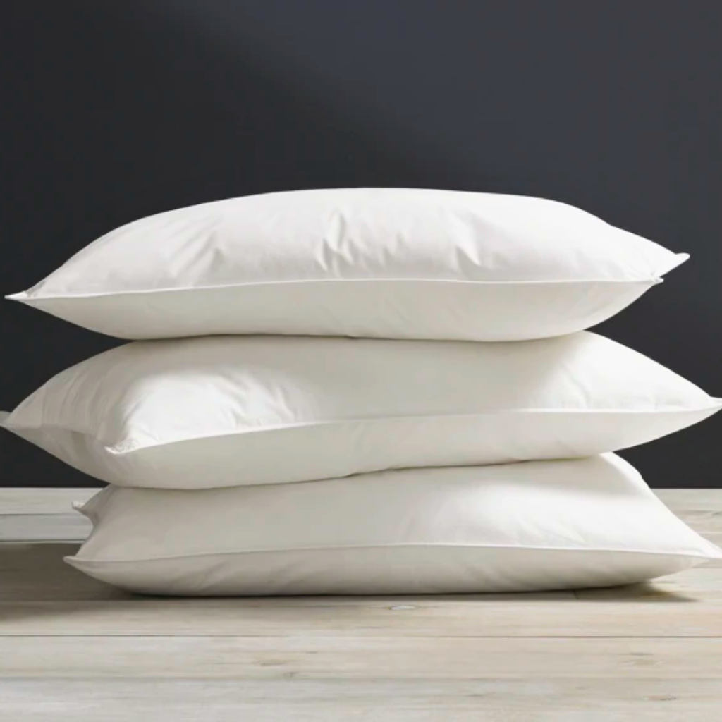 European White Goose Down Pillow